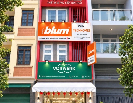 Showroom bếp, Blum, Hafele, Smeg quận 10